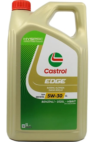 Castrol Edge 5W-30 Ll Tam Sentetik Partiküllü Motor Yağı