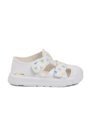 United Colors of Benetton Beyaz Cırtlı Hafif Bebek Sandalet Bn-1407 B
