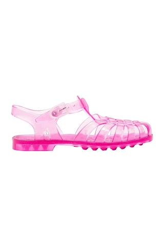 Meduse Sun Rose Paillete - Şeffaf Pembe Kız Çocuk Sandalet
