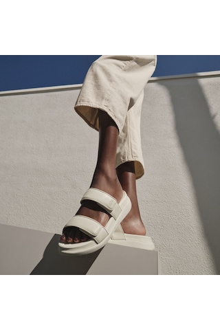 Roncato A99 Paris Beige Terlik Kadın Diğer Iw2-090 / 675/ A99 Fit Flop F-mode Go Adjustable Two-bar Slides Bej