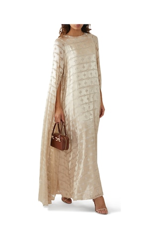 Dima Ayad Cape Kaftan Elbise - Şıklık Ve Rahatlık Bir Arada Beıge