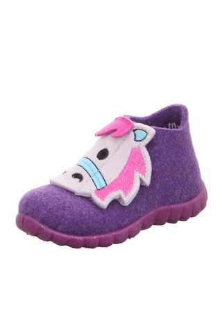 Superfit 5-00295 Happy Çocuk Mor Keçe Panduf Mor