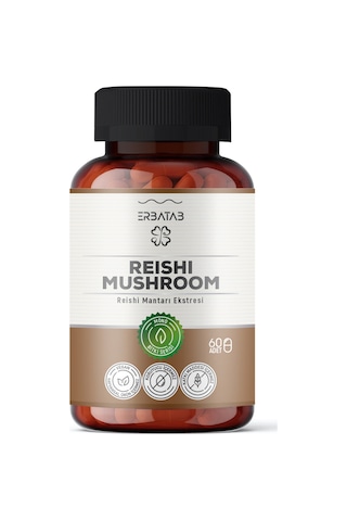 Erbatab Reishi Mantarı Ekstresi 60 Kapsül