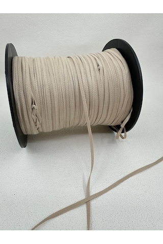 4 Mm Askılık Grogren Şerit 5 Metre - Bej
