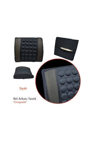 Carub Bel Arkası Yastık Ortopedik Siyah Br4819020