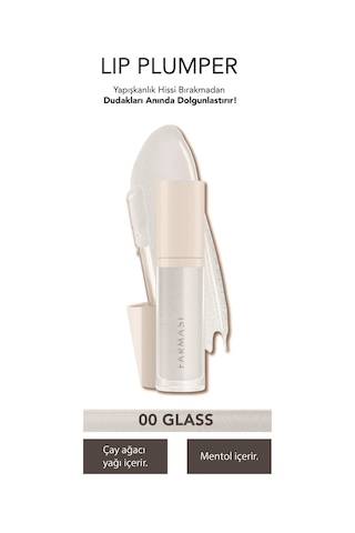 Farmasi Renkli Dudak Dolgunlaştırıcısı 00 Glass 8 ML
