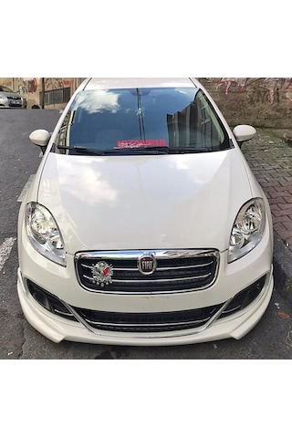Fiat Linea Makyajlı Ön Ek 2013 - 2017 Mat Siyah Plastik Ön Karlık