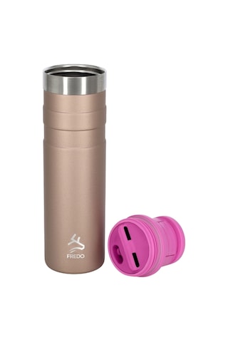 Comfort Therm Paslanmaz Çelik Rose Gold Termos Bardak, Mug 600ml Rose Gold