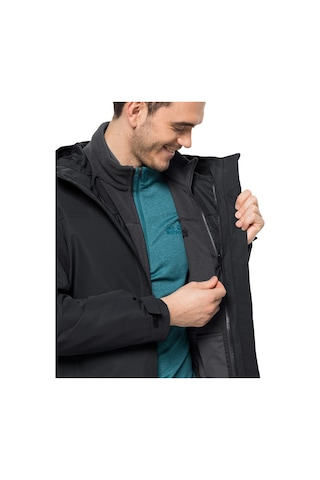 Jack Wolfskin Taubenberg 3ın1 Jacket Mont Siyah