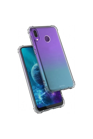 Blogy Red Mi Note 7 İle Uyumlu Crystal Fit Kılıf Crystal Clear