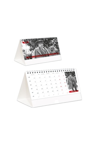 2026 Atatürk Piramit Masa Takvimi Masaüstü Takvim 21 x 17 CM