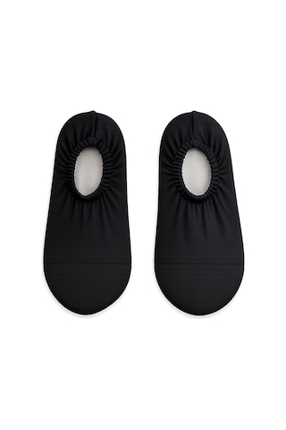 Unisex Bebek Çocuk Kaydırmaz Taban Deniz Ayakkabısı Havuz Patiği Siyah