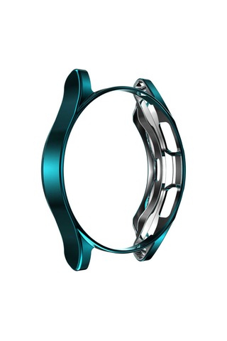 Galaxy Uyumlu Watch 4 Classic 42mm Mkst Watch Gard 02 Koruyucu Silikon - Koyu Yeşil