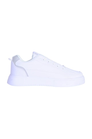 Luttoon Prt-4302 Beyaz Cilt Erkek Sneaker Ayakkabı Beyaz