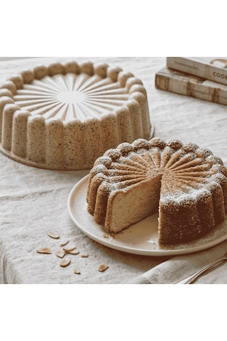 Incı Dokum Tart Kalıbı 26 Cm Gri