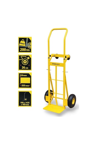 Stanley MT519 150-200 Kg Endüstriyel Çok Fonksiyonlu El Arabası