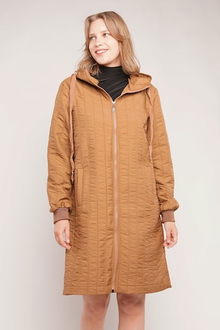 Gabria Kupüşonlu Fermuarlı Mont Taba