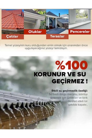 NoLeak Su Izolasyon Sızıntı Onarım Spreyi Su Geçirmez Şeffaf 300ml noLeak1
