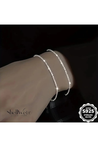 Seremoni 925 Ayar Gümüş Bileklik Sevgilinize Ve Annenize Verilecek En Güzel Gümüş Hediyesi Çok Renkli