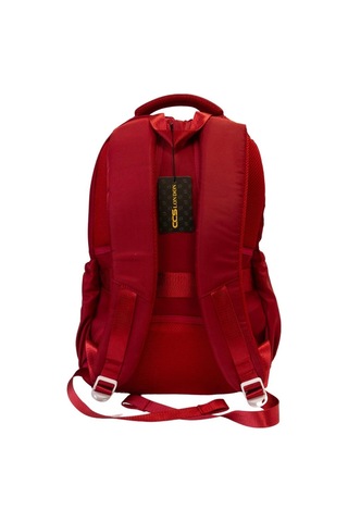 Ççs London 2 Büyük 2 Küçük 4 Gözlü Çok Geniş Okul Çantası, Sırt Çantası, Spor Çantası, Günlük Çanta 51678 Kırmızı Desenli