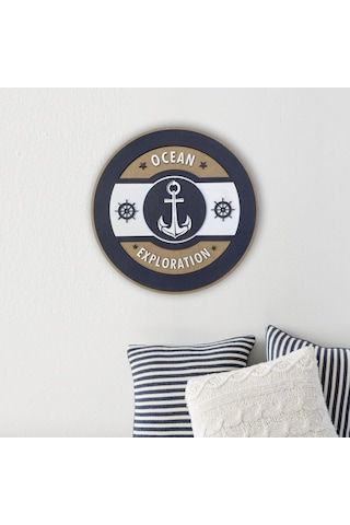Ahşap Deniz Çapası Duvar Dekoru