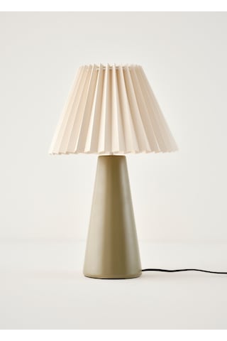 Bella Maison Serrated Abajur Yeşil 32x51 Cm Yeşil