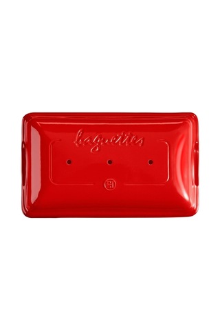 Emile Henry 3 Lü Baget Ekmek Kabı Dikdörtgen 39 X 23 Cm - Kırmızı Diğer