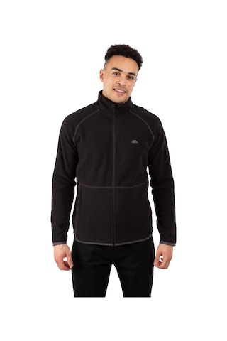 Trespass Maflmftr0004 Faxfleet Male Fleece At100 Black Erkek Polar 001
