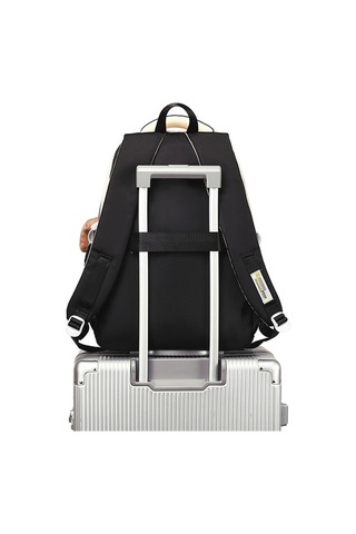 Luminousou Yan Ve Su Sırt Renkli Omuz Kadınlar İçin Hafif Geçirmez Desteği Desenli Çok Çiçek Cepleriyle Çantası 35l - İm Çok Renkli