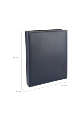 Suni Deri Mekanizmalı 10 Gözlü 500 Kart Kapasiteli İndeksli Kartv Siyah