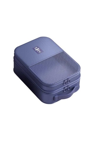 Pazly Suntek Seyahat Ayakkabı Çantası - El Taşımalı, Erkek & Kadın, Mavi Mavi