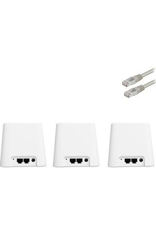 Everest FINIX MW3-3P 2.4 GHz 5 GHz WiFi AC1200 Dual Band Gigabit Router 3'lü