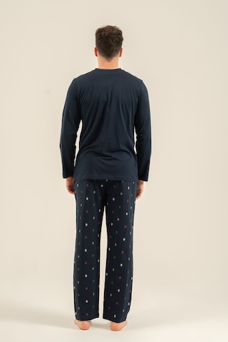 Arnetta Erkek Just Breathe Lacivert Uzun Kol Pijama Takım Ar3853-s-v1 Ar3853-s-v1