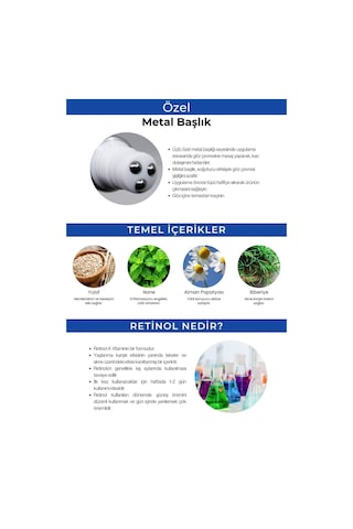 3w Clınıc Millia Yağ Bezesi Karşıtı Soğutucu başlık Retinol Göz Serumu 3W Clinic Collagen Retinol Eye Serum