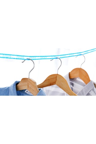 Teltree Rüzgar Geçirmez Ve Kaymaz Çamaşır İpi, 5-8 Metre Uzunluk, Seyahat Ve Açık Hava İçin Pratik Kurutma Çözümü Pembe