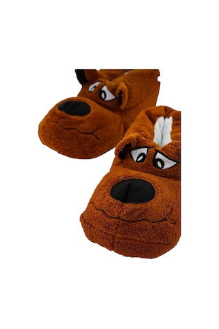 Unisex Figürlü Kaymaz Ve Ses Yapmaz Taban Ev Panduf Taba-taba Taba