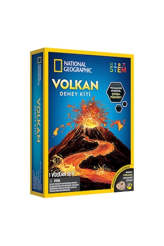 National Geographic Volkan Deney Kiti Trvolcano2