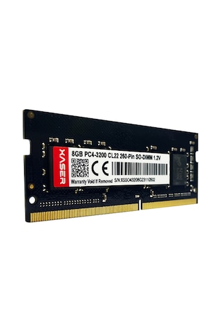 Xaser XS32S22S8/8 8 GB DDR4 3200 MHz CL22 Notebook Ram