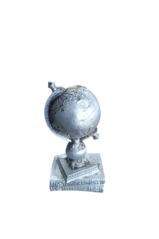 14cm-25cm Ebatlarında Kırılmaz Polyester,kitap Üstü Dünya Biblo