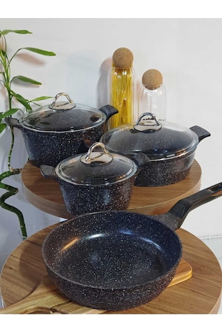 Granit Tencere Seti Siyah