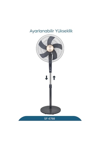 Sf-6788 Ayaklı Vantilatör