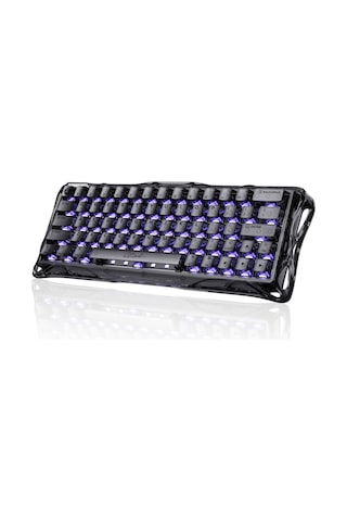 Gravastar Mercury V60 Manyetik Switch Gaming Klavye, Kablolu, İngilizce Q, Onyx Crystal