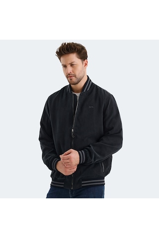 Slazenger BOMBERS Erkek Koyu Gri Mont & Kaban