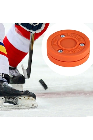 Homyl Roller Hokey Diski Uygulama Hediyesi Oyun Eğitimi Turuncu Turuncu