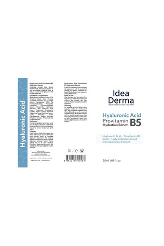İdea Derma Hyaluronic Acid Provitamin B5 Hydration Serum 30 ML