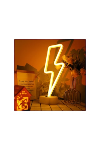 Şimşek Neon Led Lamba Belirtilmemiş