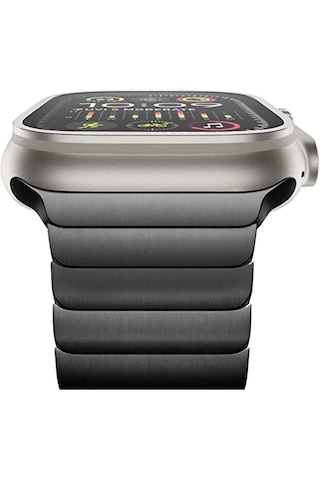 Apple Uyumlu Watch 11-10 46mm 6 7 8 Se Ultra 42 44 45 49mm Titanyum Çelik Paslanmaz Kordon