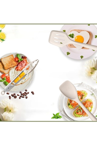 Valletta Maracas Isıya Dayanıklı Silikon Spatula Seti 25 Parça