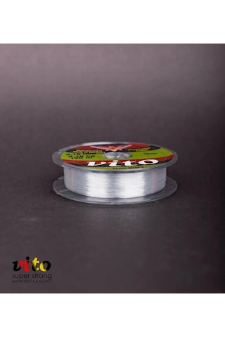 Vito Süper Strong Monoflament Şeffaf Misina 160 Metre 0,18mm - Standart