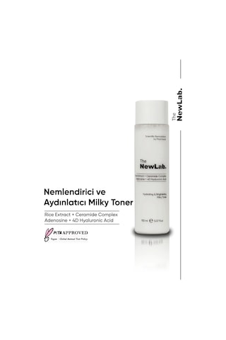 The NewLab Nemlendirici Ve Aydınlatıcı Milky Toner 150ml(rice Extract, Adonesine, Ceramide Complex, 4d H.acid)
